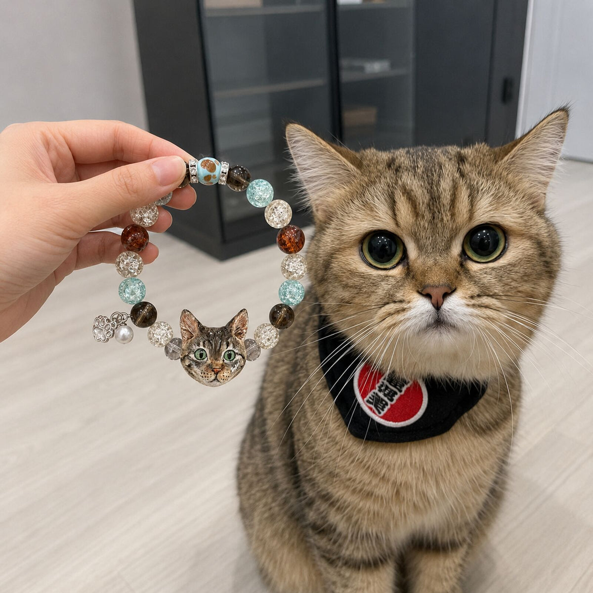 Custom Pet Portrait Beaded Bracelets
