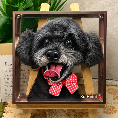 Pet Memorial Custom Glass Art Keepsake