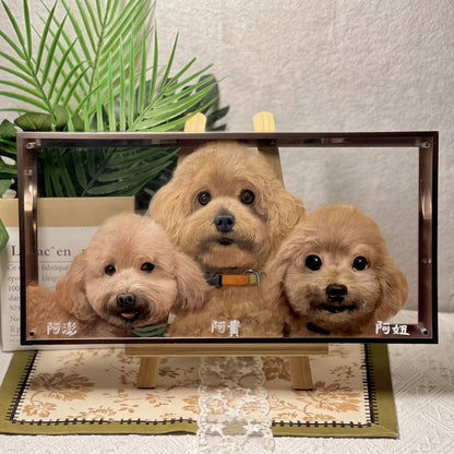 Pet Memorial Stained Glass Painting | Forever Keep Your Furry Friend