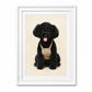 Custom Hand-Drawn Rectangular Colored Pencil Pet Portrait