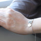 Double tag custom photo lettering bracelet