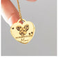 Love custom necklace pendant