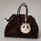 Custom-made plush pet head pendant