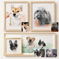 Custom Hand-Drawn Colored Pencil Pet Portrait