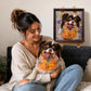 Sentimental custom pet art frame thoughtful memorial gift for pet parents birthday present